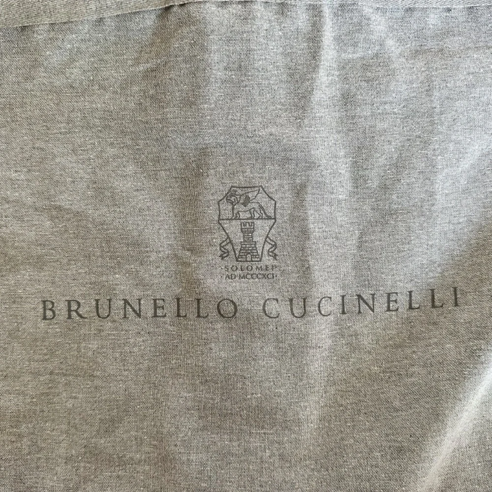 Brunello Cucinelli Luxury Garment Cover Dust Bag Zipped Storage.